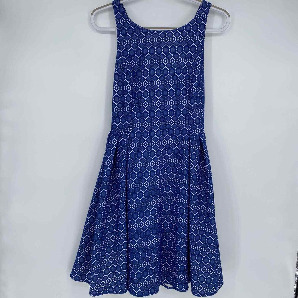 Anthropologie Eva‎ Franco Sleeveless Blue Dress Size 10